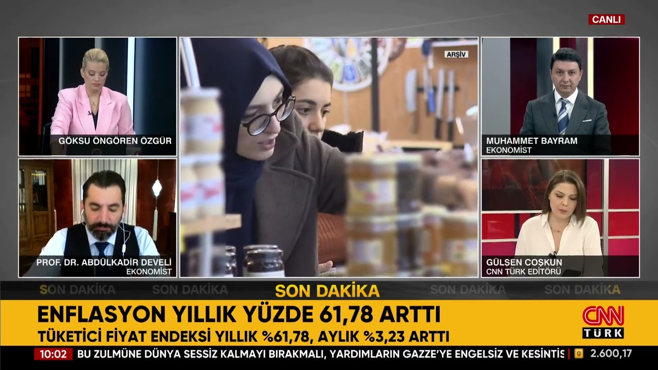 #SONDAKİKA Enflasyon Rakamları Açıklandı! Piyasalarda Son Durum Ne?