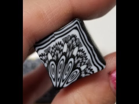 Polymer clay cane 22