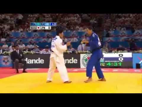 JUDO 2011 World Championships: Riki Nakaya 中矢 力 (JPN) - Rinat Ibragimov Ринат Ибрагимов (KAZ)