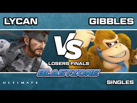 PSG Blastzone: Lycan (Snake) vs Gibbles (Donkey Kong/Bowser) - Losers Finals