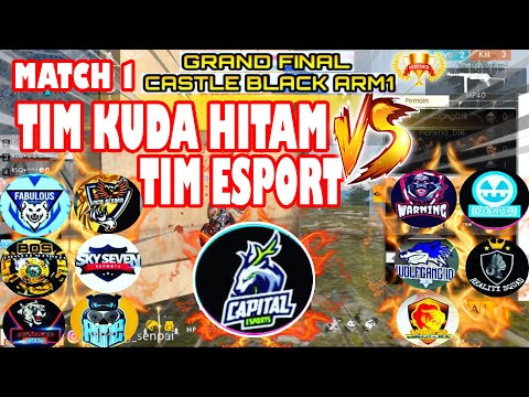 GRAND FINAL CASTLE BLACK ARMY MACTH 1 # DUEL TIM KUDA HITAM VERSUS TIM ESPORT !
