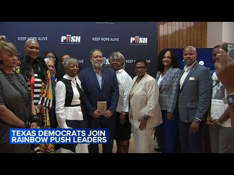 Texas Democrats in Illinois join Rainbow PUSH to mark 60th anniversary of Voting Rights Act
