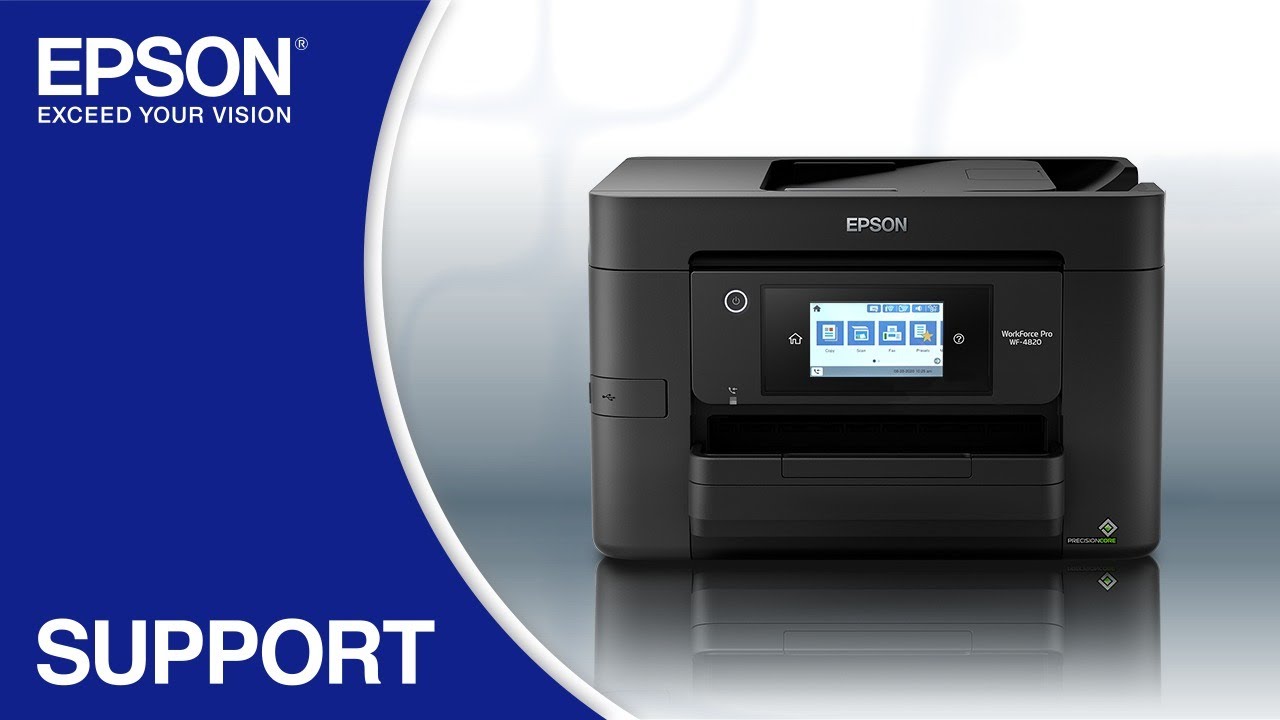 Epson WorkForce WF-4820 | Wireless Setup Using the Control Panel