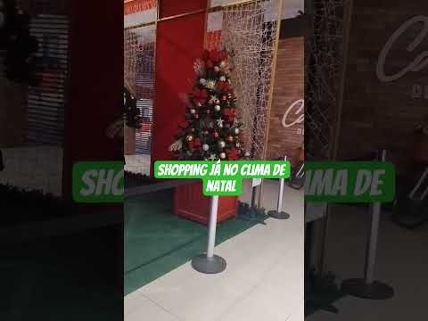 shopping da vila Delmiro Gouveia Alagoas em clima de natal já.