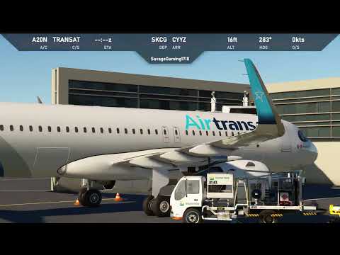 MSFS 2020 Career Mode Ep 37 Air Transat Career Mode SKCG to CYYZ
