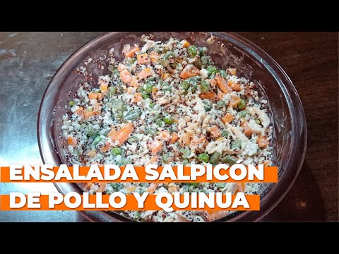 Ensalada de Quinua con Pollo tipo Salpicón
