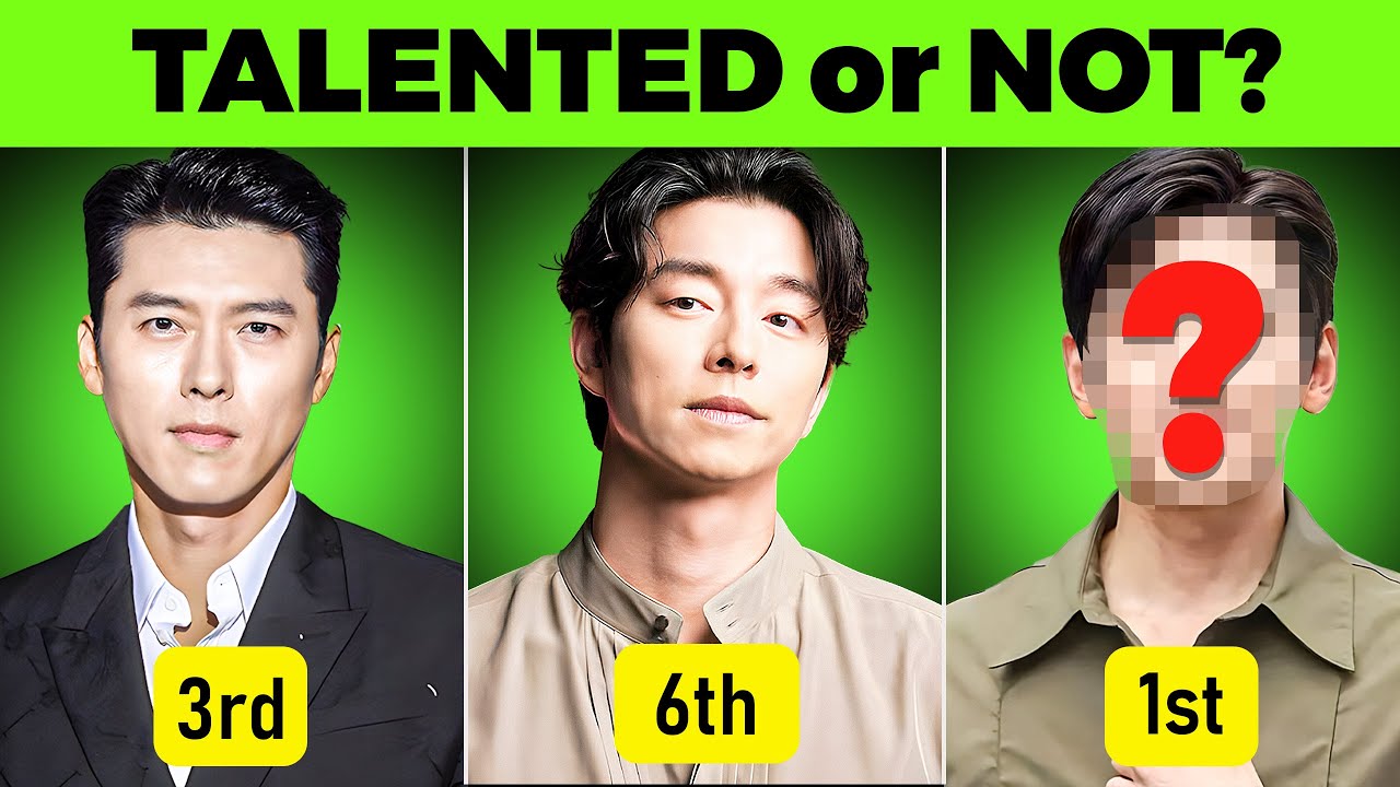 Top 15 Most Talented Male Korean Actors of 2024 (All about talent, not fame)
