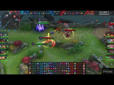 Valor Series NA Week 5 Semi Finals 2 Dino Riders VS Immortals Game 3
