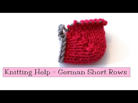 Knitting Help - German Short Rows