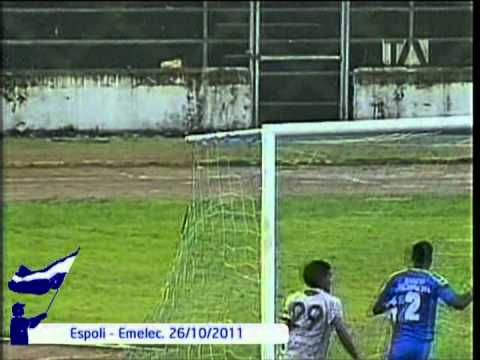 Gol de Angel Mena (0-3). Espoli - Emelec 26/10/2011
