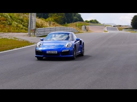 Porsche 911 Turbo S (Porsche 991) test drive review Bilster Berg racetrack - Autogefühl Autoblog