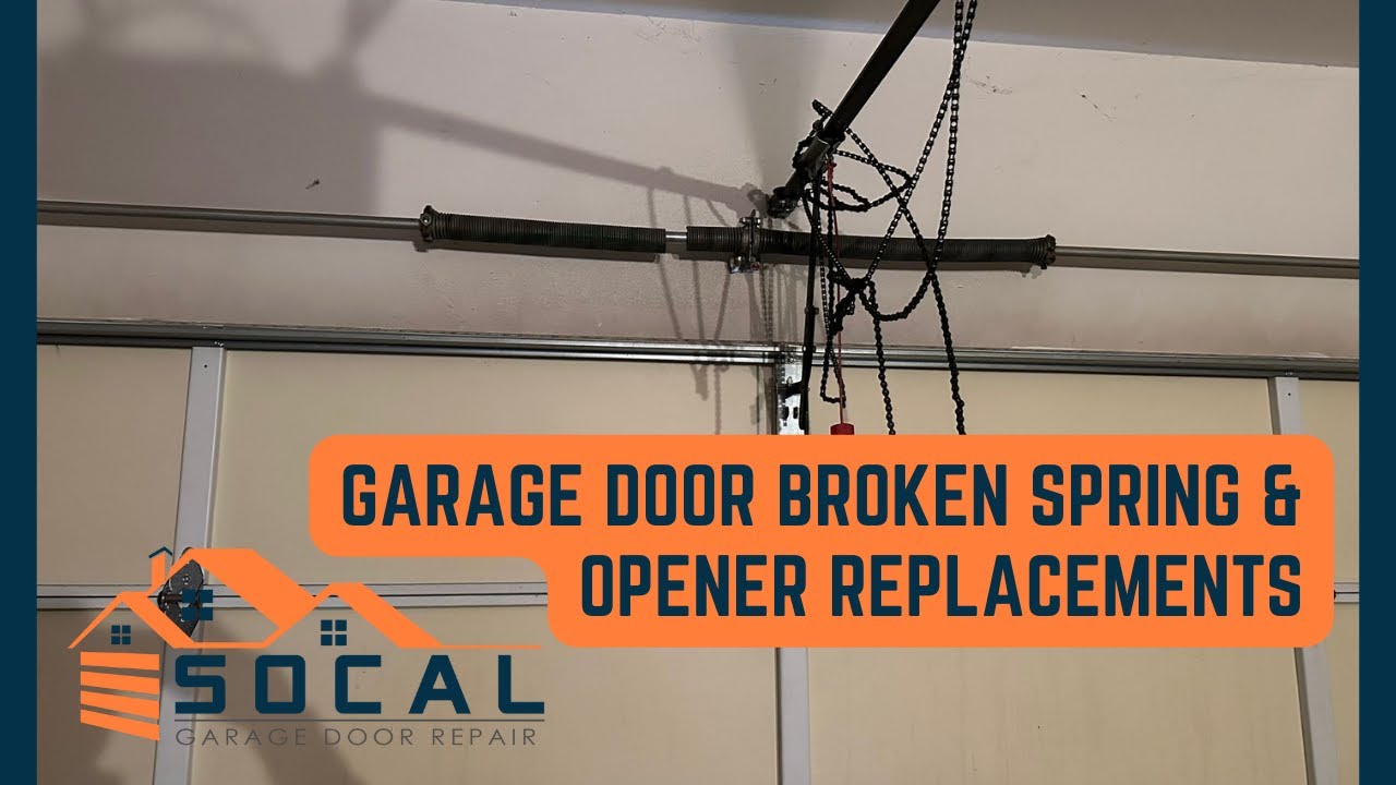 Garage Door Opener & Broken Spring Replacement In Irvine, CA