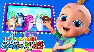 Hora de Dança com Bebê Tubarão e LooLoo Português + 1 HORA | Músicas Infantis - Canções Infantis