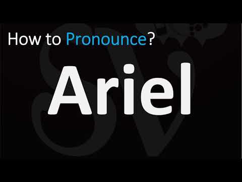 How to Pronounce Ariel? (CORRECTLY)