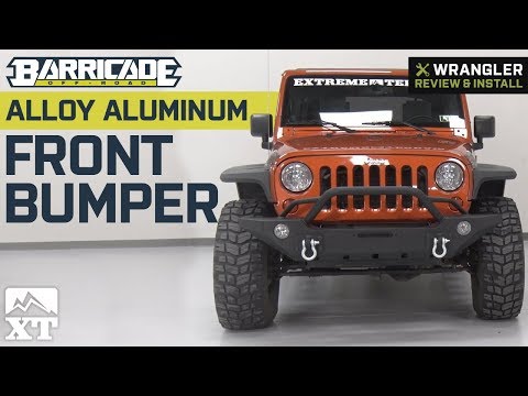 Jeep Wrangler Barricade Alloy Series Aluminum Front Bumper (2007-2018 JK & JL) Review & Install