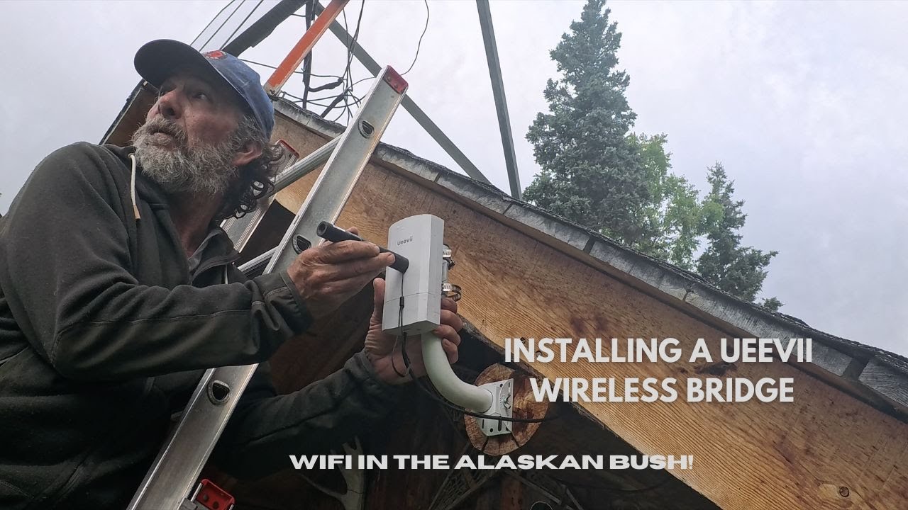 Installing a UeeVii Point to Point Internet Bridge in Remote Alaska