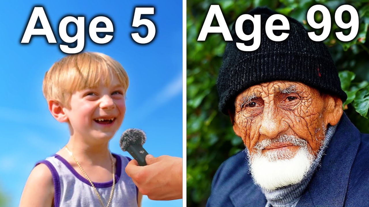 I Asked Ages 1-100 Their Biggest Regret - YouTube video featuring the word continuing