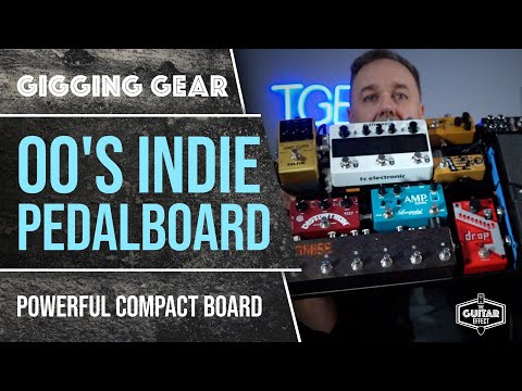 Mein neues Pedalboard im Indie-Stil für 2026. Komplett mit Piezo-Signal.