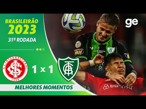 Gols e lances de Internacional x América-MG