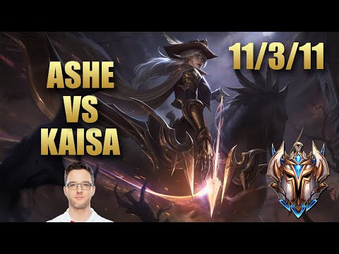 MAD Freeze Ashe Adc Vs Kaisa - KR Challenger Patch 9.20