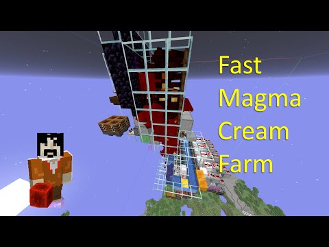 Fast Magma Cream/Block Farm! 120k cream/h. Minecraft Java SMP 1 21 x