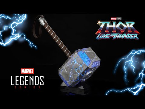 Marvel Legends Mjolnir Premium Electronic Hammer Video