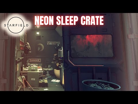 Starfield | Neon Sleepcrate (Fully Decorated)