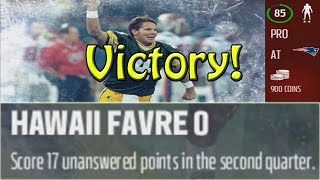Madden 17 - "Hawaii Favre 0" - Challenge [Victory / Win!]
