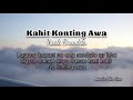 Kahit Konting Awa | Nicole Forcadela - Music lyrics audio (Music Life Line)