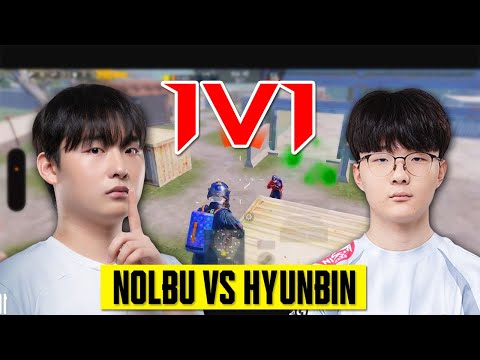 PUBG Mobile South Korea : TDM Fight 1v1 Nolbu vs HYUNBIN