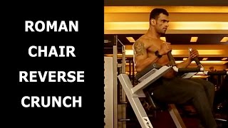 ROMAN CHAIR REVERSE CRUNCH exercise video thumbnail