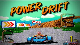 Power Drift - FULL Arcade Longplay - With Bonus Courses (Arcade)