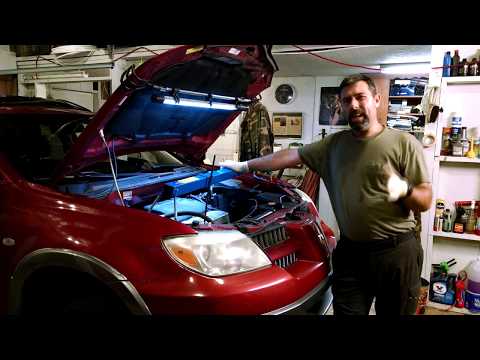 Mitsubishi Outlander 46G4 2.4L Timing Belt Replacment Part 1