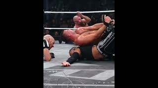 Daniel Garcia TAMES Rocky Romero with an assist from Jon Moxley!