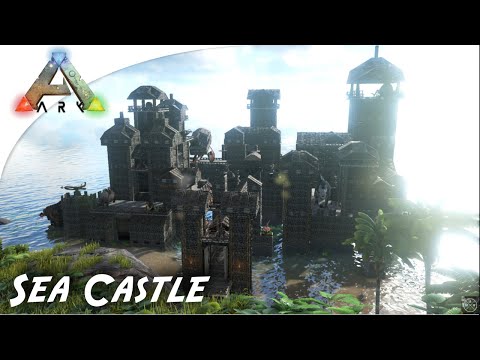 ARK Epic Build #1 | SEA CASTLE | ARK Survival Evolved | Deutsch