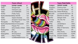 Clam Slam 2014 ToRD GTAR Present G1 Team Uhaul v Plaid Mafia P2 Roller Derby Toronto World Pride