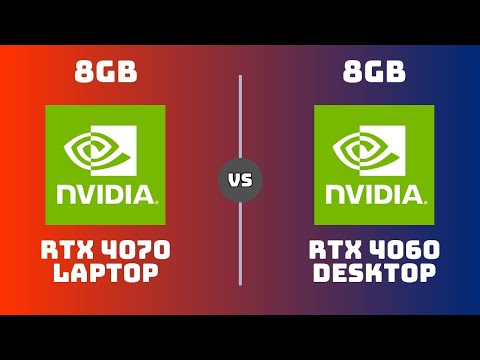 RTX 4070 Laptop vs RTX 4060 Desktop – Gaming & Productivity (1080p, 2K, 4K)