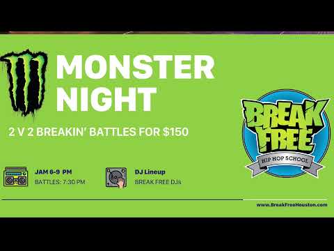 Monster Night - FEBRUARY 2020 - 2VS2 BBoy and Bgirl Battles