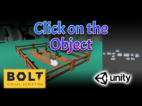 Unity-Bolt Simple Inventory #1 -  How to Click on Object in the Scene - Tutorial(Visual Scripting)