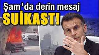 ŞAM’DA MACRON’A SUİKAST GİRİŞİMİ! 7 DAKİKA İLE KURTULDU!