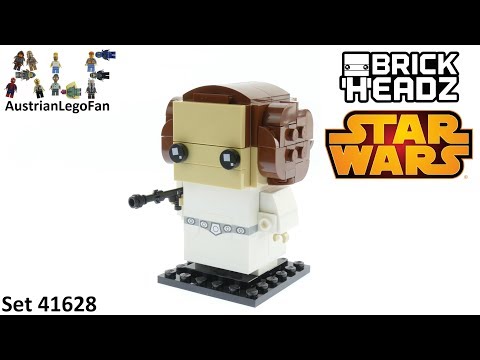 Vidéo LEGO BrickHeadz 41628 : Princesse Leia Organa