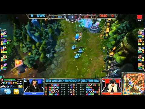 LMHT [06-10-2014] NWS vs OMG - Chung Kết Thế Giới Mùa 4 - Tứ Kết 4 - Trận 1