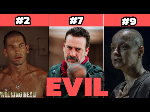The Most EVIL Character in every Season of The Walking Dead