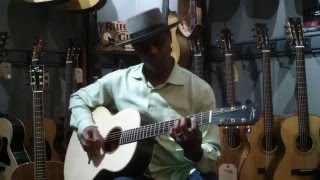 Eric Bibb - Lowden 40th Anniversary Brazilian Rosewood F50 - Bluedog Guitars