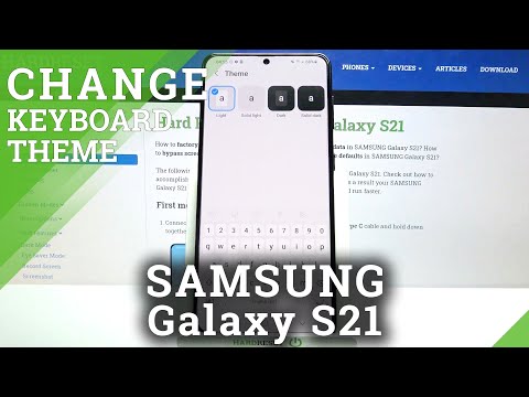 How to Change Keyboard Theme in SAMSUNG Galaxy S21 – Find Keyboard Layout Options