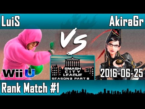 SCLS2P8 - Rank Match - LuiS (Little Mac) vs AkiraGr (Bayonetta) - Smash 4