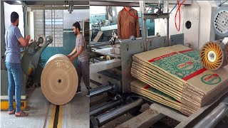 Amazing Manufacturing Process of Corrugated Carton Boxes with Paper Roll