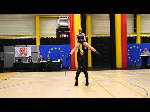 Let's Dance Finale Gunter & Nikki Rock & Roll C wedstrijd Ham 2013 01 26
