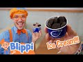 Blippi S Orange Ice Cream Creation Blippi Educational Videos For Kids Food Videos