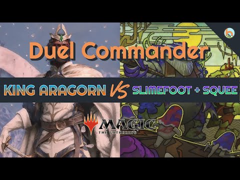 Aragorn, King of Gondor vs. Slimefoot & Squee - Duel Commander EDH/1v1